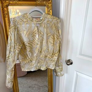 Nordstrom Parker Top - Gold size M